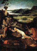 Hieronymus Bosch Jerome at Prayer France oil painting artist